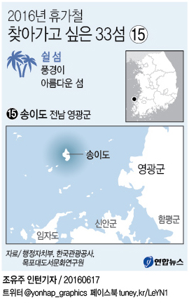 <가고 싶은 섬> '소나무와 몽돌의 섬' 영광 송이도 - 1