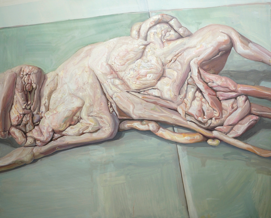 The image provided by Seoul National University's Museum of Art shows "The Portrait of Hallucination" by Lee Keun-min. (Yonhap)