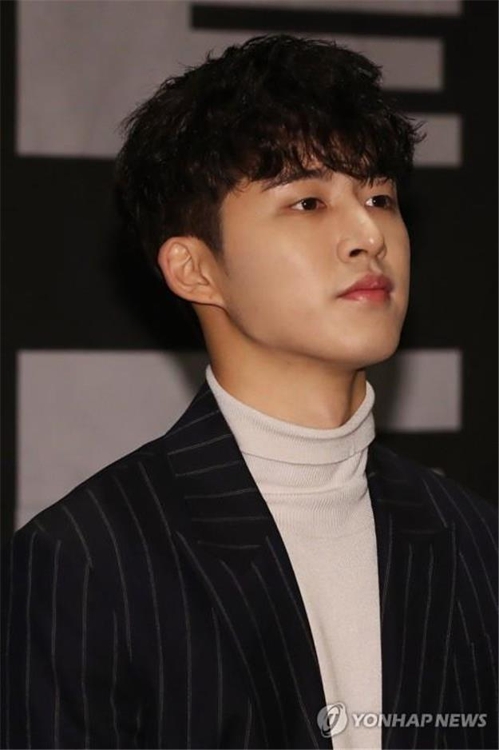 iKON leader B.I speaks during a press conference for the release of the group's new album, "New Kids: The Final," on Oct. 1, 2018. (Yonhap)