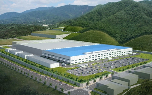 This image provided by Hyundai Mobis shows the auto parts maker's EV parts plant to be built in Ulsan, 414 km southeast of Seoul, by early 2021. (PHOTO NOT FOR SALE) (Yonhap)