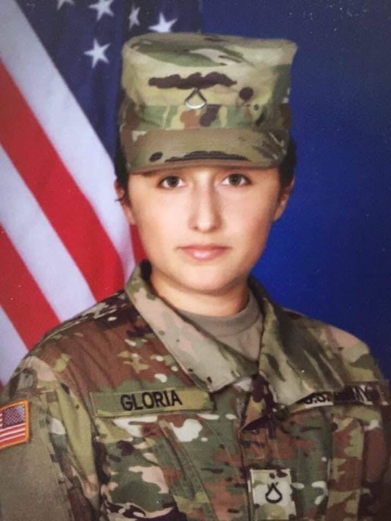 This photo provided by the U.S. 2nd Infantry Division shows Private First Class Marissa Jo Gloria. (PHOTO NOT FOR SALE) (Yonhap)