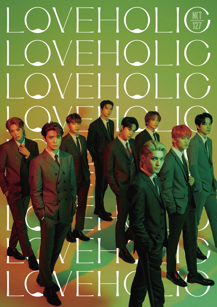 This photo, provided by SM Entertainment, shows a promotional image for NCT 127's upcoming Japanese EP "Loveholic." (PHOTO NOT FOR SALE)(Yonhap)