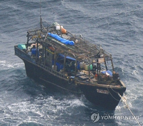 北朝鮮の木造船（資料写真）＝（聯合ニュース）