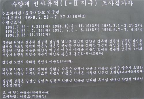 <서른돌 맞은 수양개 구석기 유적> - 2
