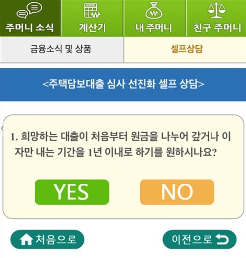 주택금융공사, 대출심사강화 가이드라인 셀프상담 코너 개설 - 2