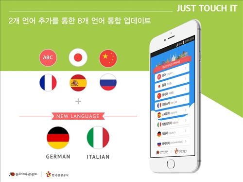 관광공사, 해외 의사소통 앱에 8개 언어 제공 - 2