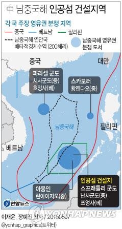 "중국, 남중국해 파라셀군도에 대잠헬기기지 건설 중" - 2