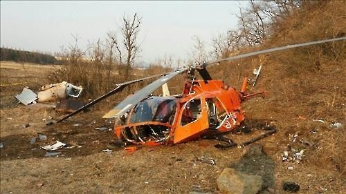 화성서 산불진화 중 헬기 추락…조종사 1명 숨져(종합2보) - 2