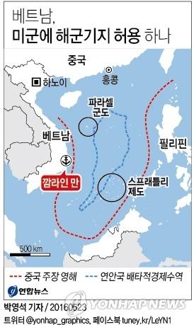 베트남, 남중국해 깜라인만 미군에 허용하나…레이더 도입가능성(종합) - 3