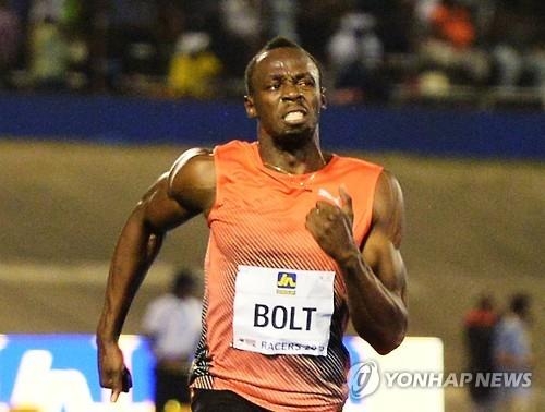 '올림픽 예열' 볼트, 올 시즌 개인 최고 기록…9초88 - 2