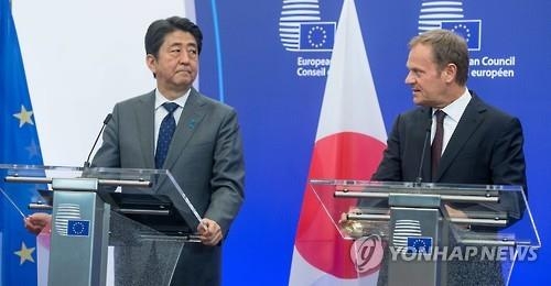 <브렉시트> 日, EU와 EPA교섭 '촉각'…英과는 개별협정 검토 - 2