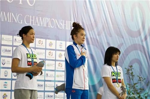 -핀수영- 장예솔 또 세계신… 세계선수권 여자표면50m 금메달 - 2