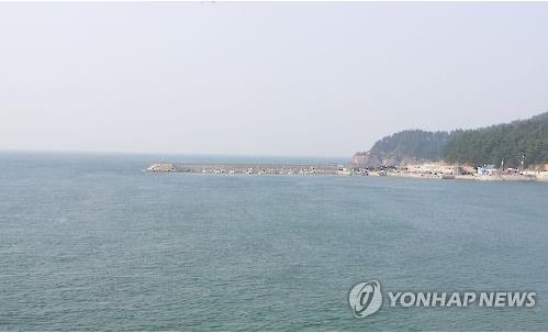 미세먼지로 '뿌연 바다' 태안 해수욕장 상인들 '울상' - 2