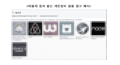 박홍근 의원이 공개한 페이스북의 개인정보 활용 광고