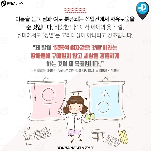 <카드뉴스> 아직도 '아들·딸 이름' 따로 짓나요? - 6