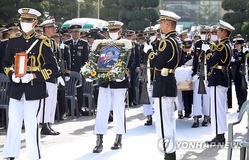 '오패산 총격' 김창호 경감 영결식