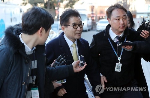 조한규 전 세계일보 사장, 4차 변론 증인 출석