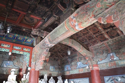 울산 신흥사 구 대웅전 단청반자