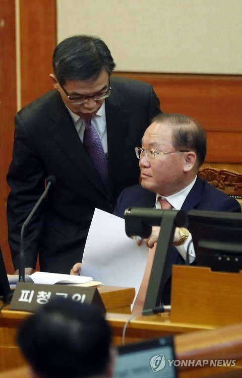 탄핵심판 출석한 이동흡 전 헌재 재판관