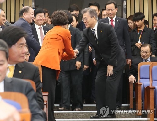 文통합선대위 사령탑에 秋…"안희정 이재명 박원순 김부겸 함께"(종합) - 2