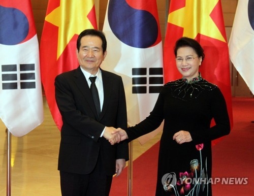 정세균 의장, 베트남 국회의장과 회담