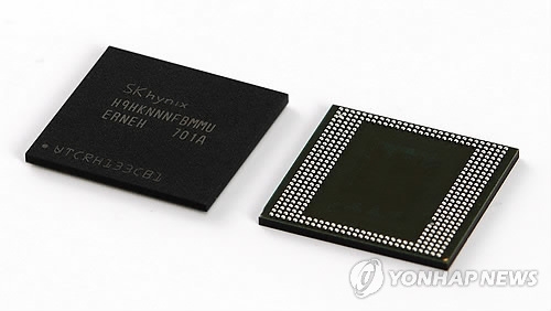 SK하이닉스 모바일 D램 자료사진