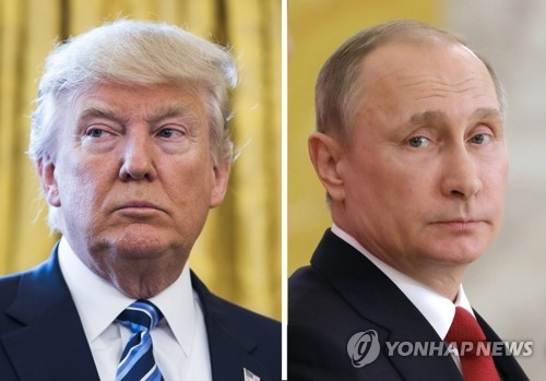 도널드 트럼프 미국 대통령(왼쪽)과 블라디미르 푸틴 러시아 대통령 [AP=연합뉴스]