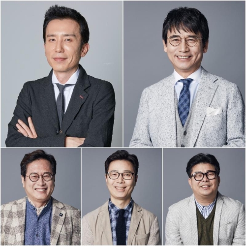유희열 유시민(윗줄 왼쪽부터) 황교익 김영하 정재승(아랫줄 왼쪽부터)