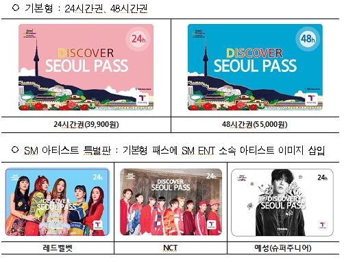 레드벨벳·NCT가 모델로…서울 관광 패스 한정판 출시 - 1