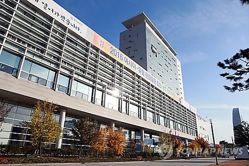 광주광역시청 전경.