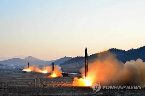 북한의 미사일 발사