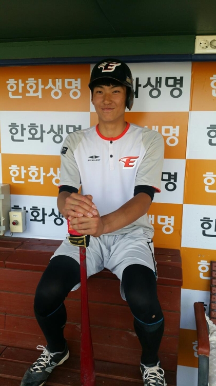 한화 이글스 약관의 포수 박상언