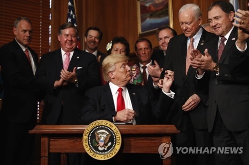 도널드 트럼프 미국 대통령과 공화당 인사들