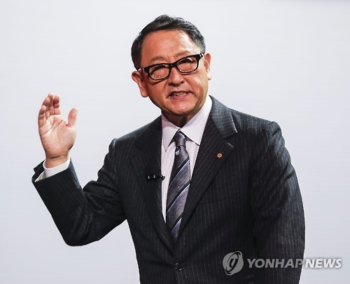 도요다 아키오 일본 도요타 자동차 사장
