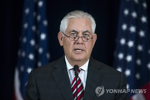 틸러슨 미 국무장관