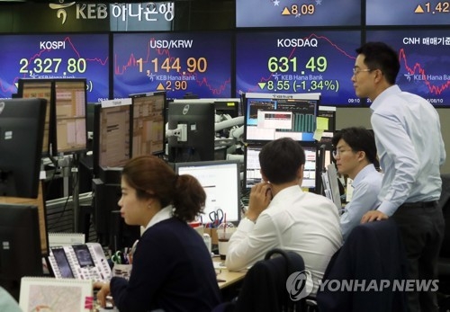 외국인, 북핵위험에 '차익 챙기자'…환율도 올라 이탈(종합) - 1