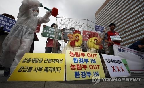 동물단체 "살충제 계란 근본 해결책은 공장식 축산 폐지" - 1