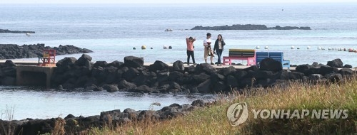 가을 바다와 올레길