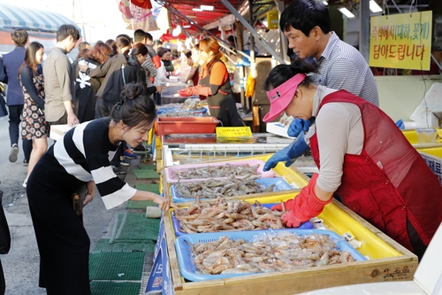 백사장항 대하축제장