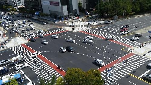 대전시내 교차로
