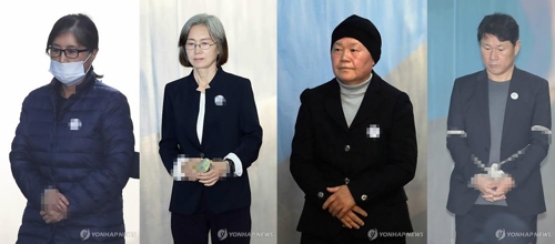 '정유라 특혜' 최순실씨와 이화여대 관계자들