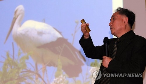 박시룡 전 황새생태연구원장.