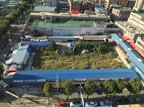 작년 9월 성남 중앙시장 전경