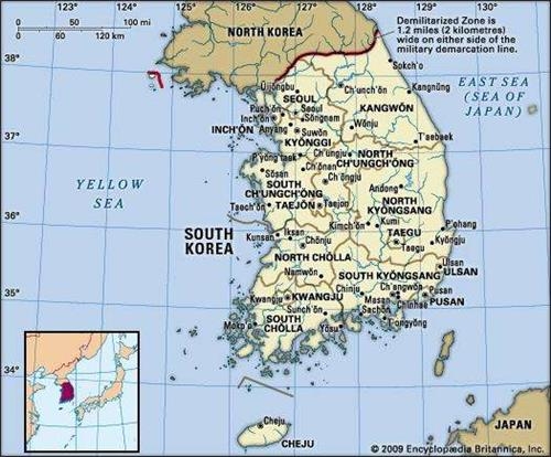 브리태니커 백과사전 사이트의 영문지명 오류