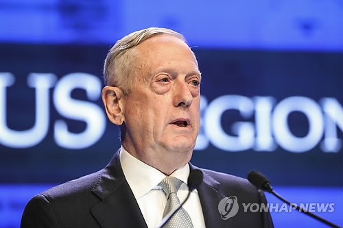 제임스 매티스 미국 국방장관