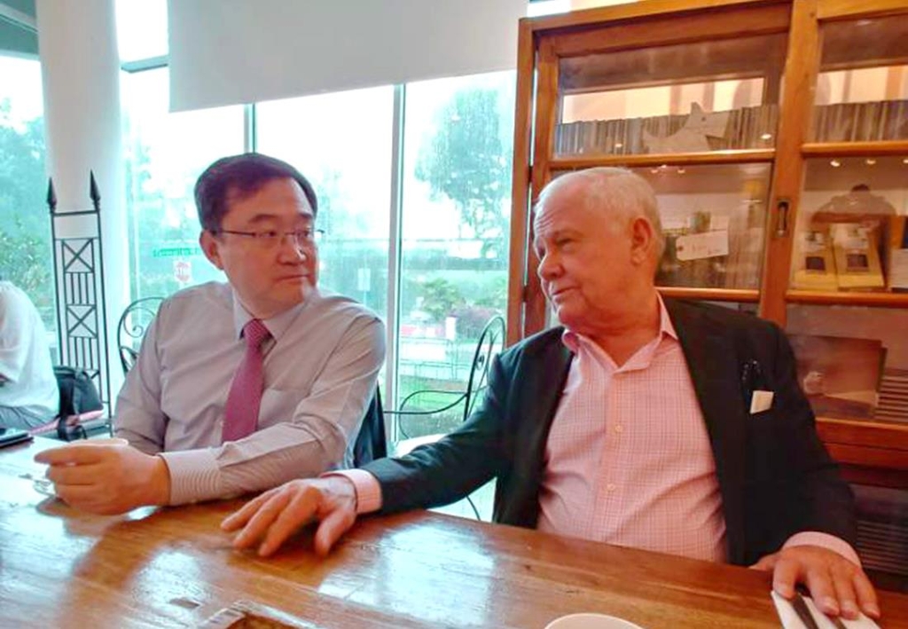 삼성증권 구성훈 대표(왼쪽)와 짐 로저스