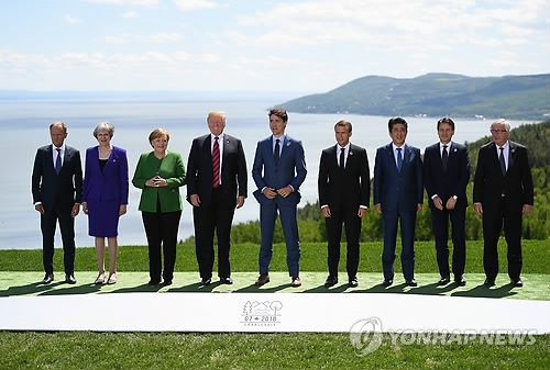 G7 정상들