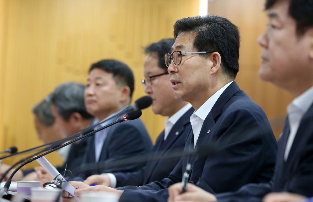 간부회의 주재하는 양승조 충남지사