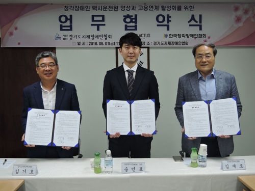 ㈜코액터스 업무협약 체결 장면