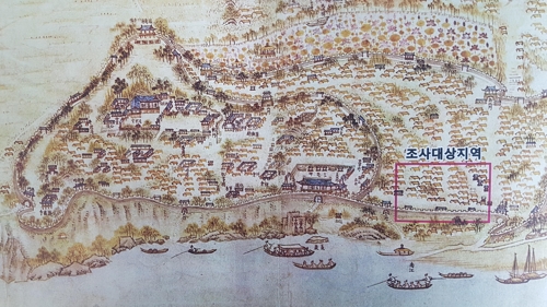 고지도인 진주지도에서 본 조사대상지역
